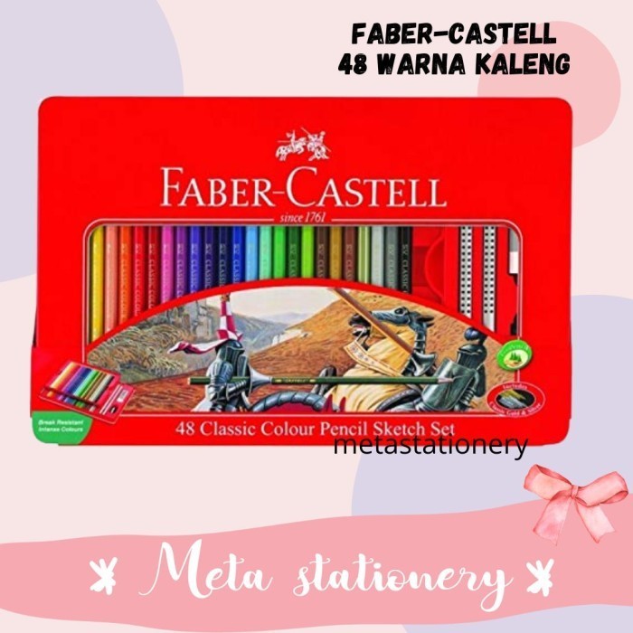 

Hemat Pensil Warna Classic 48 Warna Tin Faber Castell Diskon