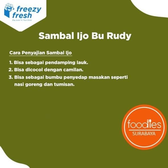 

SALE PRODUK Sambal Ijo Bu Rudy - Oleh-oleh Surabaya TERLARIS