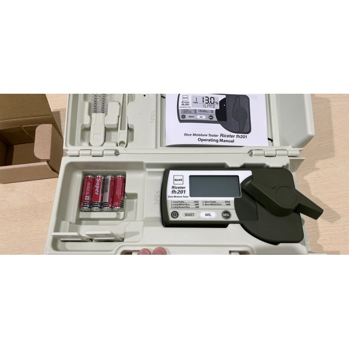 Kett Riceter Fh201 Grain Moisture Meter Fh-201, Kadar Air Beras & Padi