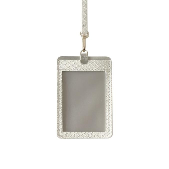 

Sale Now Dapoza Lanyard Leather / Id Card Holder Name Tag Kulit Limited Edition