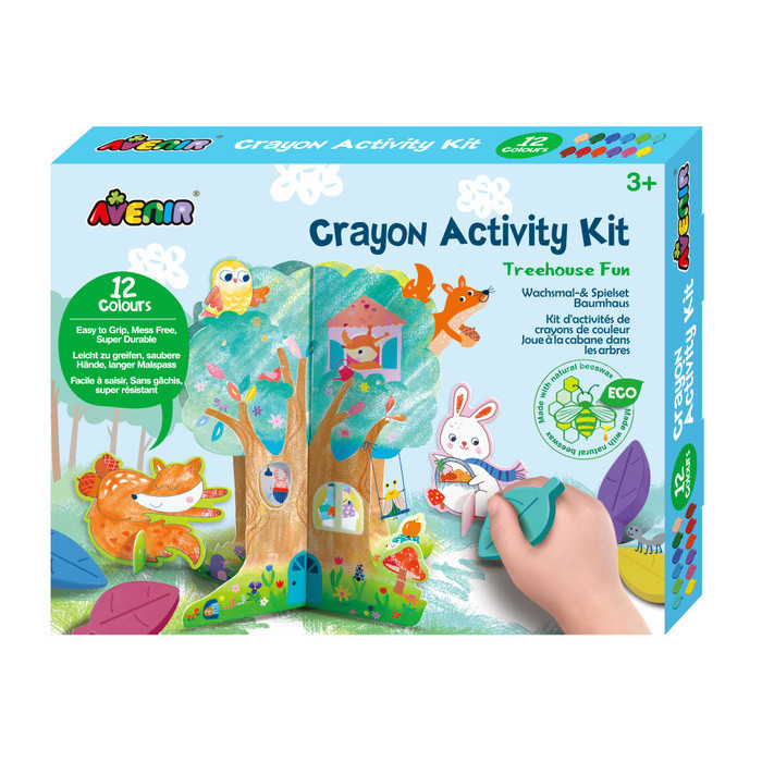 

Gaya Mainan Edukasi Avenir Crayon Activity Kit - Treehouse Fun- Bts216019 Terlaris