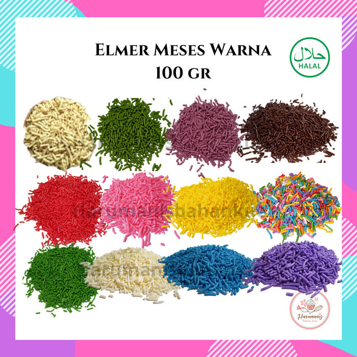 

Ready oke] Elmer Meses Warna PREMIUM 100gr