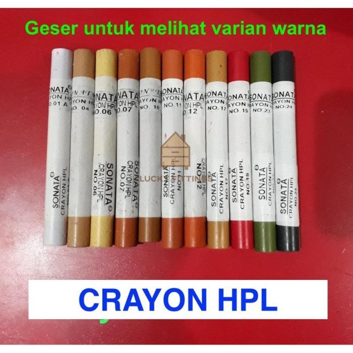 

Unik Promo Crayon Hpl Sonata Baleno / Pewarna Pinggiran Pengisi Gompel Murah