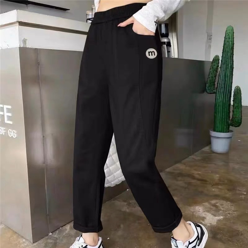 [THE BEST COLLECTIONS] READYSTOCK LINEN 5536 M BORDIR PANTS PREEYA CLOSET BANGKOK / READY CELANA