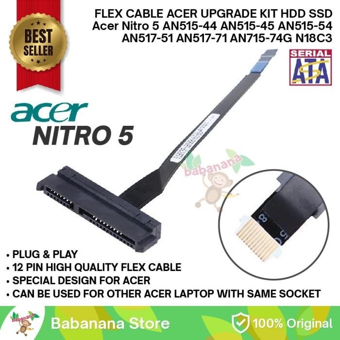 Kabel Konektor Connector Ssd Hdd Sata Flex Acer Nitro 5 An515-55 56 57