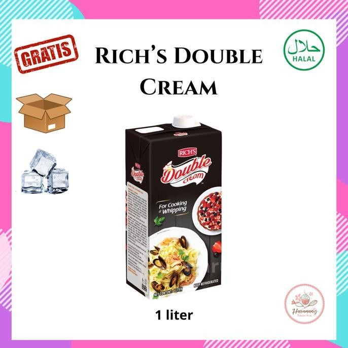 

------] Richs Rich Double Cream Cooking Whipping Cream 1L