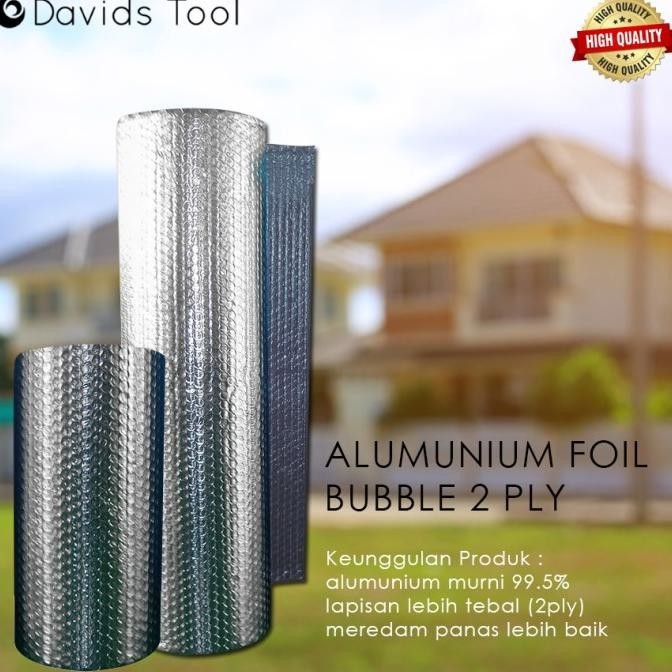 #####] Aluminium Bubble Foil Peredam Panas Atap Rumah