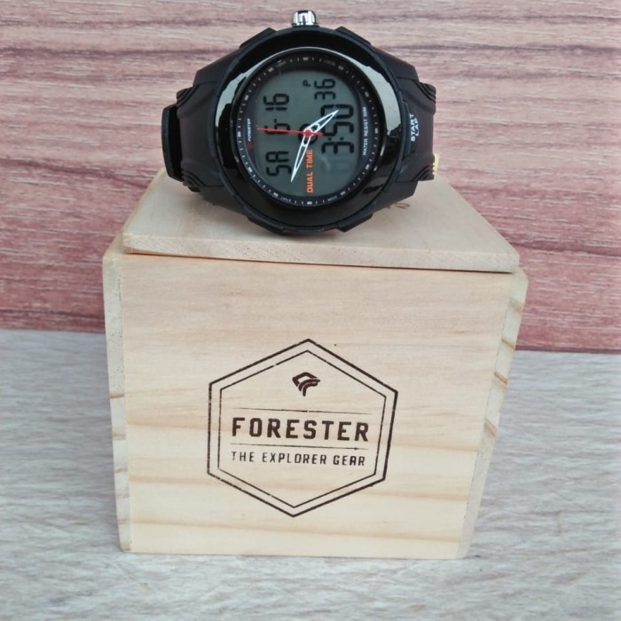 Jam Tangan Forester Jtf 1013 Blk - Jam Digital Analog Forester