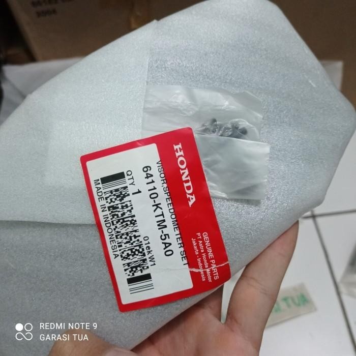 Totok Batok Cover Lampu Set Visor Depan Belakang Supra X 125 ori AHM Import Premium