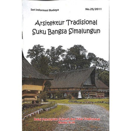 

(PID010) Arsitektur tradisional suku bangsa Simalungun