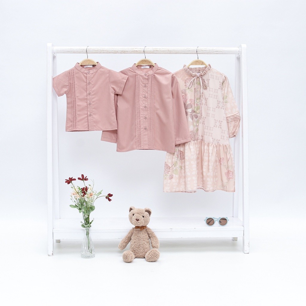 [THE NEWEST COLLECTIONS] [12.12 SALE] Nyonya Nursing Wear - Delian - Dress Anak - ROSES Family Set