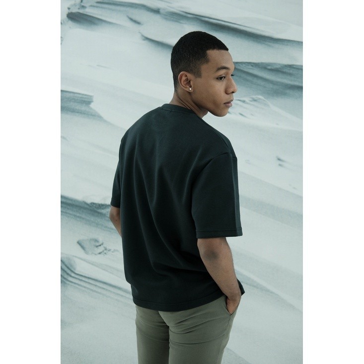 [HIGH QUALITY COLLECTIONS] LARUSSO Molecule Oversize Pocket Tee - Jet Black