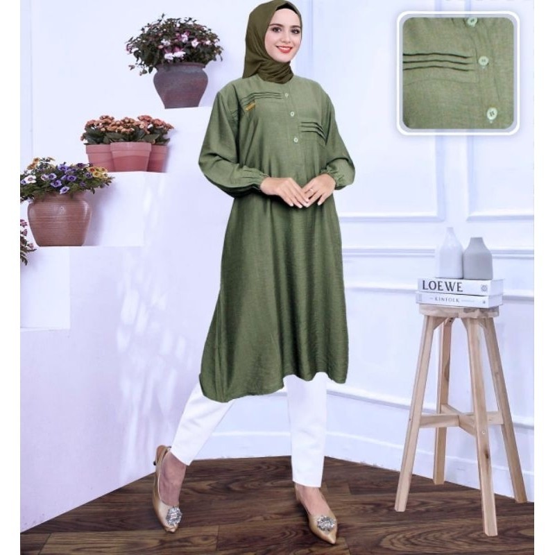 [THE NEWEST COLLECTIONS] PREMIUM Tunik Terbaru Qiana Tunik,tunik Terbaru 2023,Tunik Kekinian,tunik