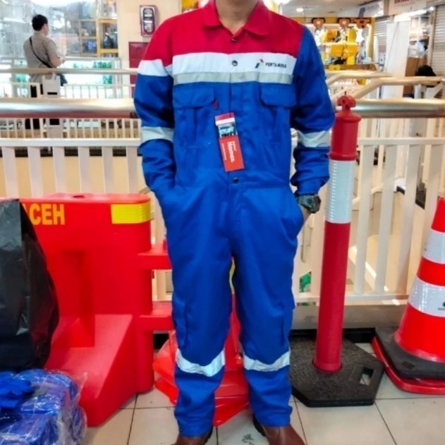 WEARPACK NOMEX DUPONT PERTAMINA / COVERALL NOMEX PERTAMINA DUPONT