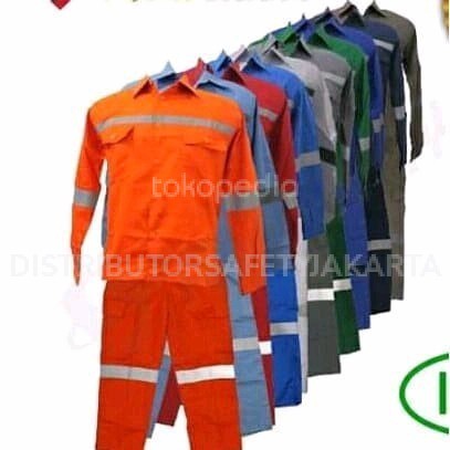 BAJU KERJA BAJU CELANA SAFETY / BAJU SAFETY / BAJU PROYEK MURAH
