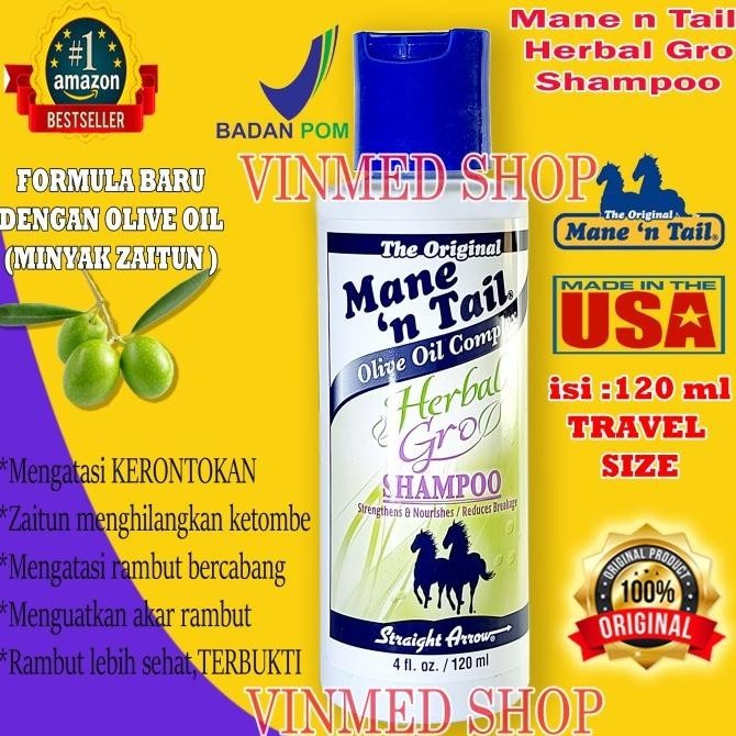 SHAMPOO MANE N TAIL- SHAMPO KUDA HERBAL GRO 355ML