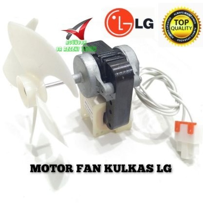 MOTOR FAN KULKAS LG + BALING KIPAS MESIN KULKAS LG 2 PINTU