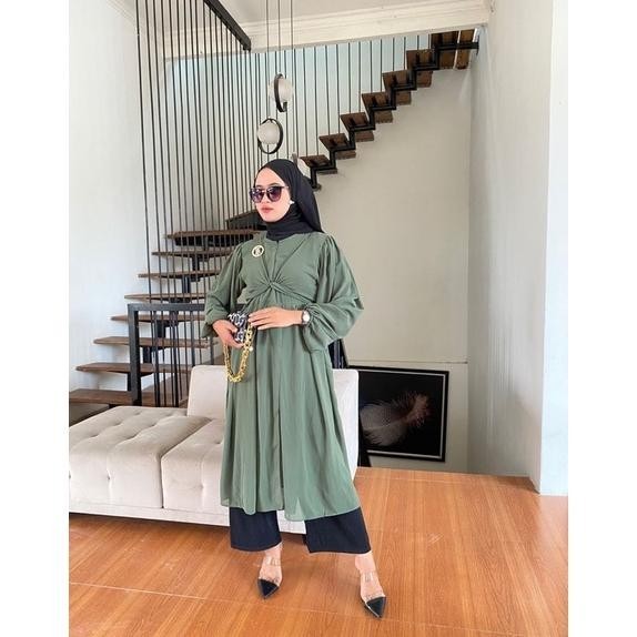 SERS TUNIK ACHA CERUTI/TUNIK CERUTI/TUNIK KEKINIAN/TUNIK TALI DEPAN TERLARIS