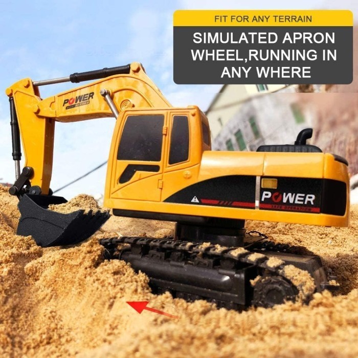 Mainan RC Traktor Excavator Sand Digger Mainan Anak Edukasi