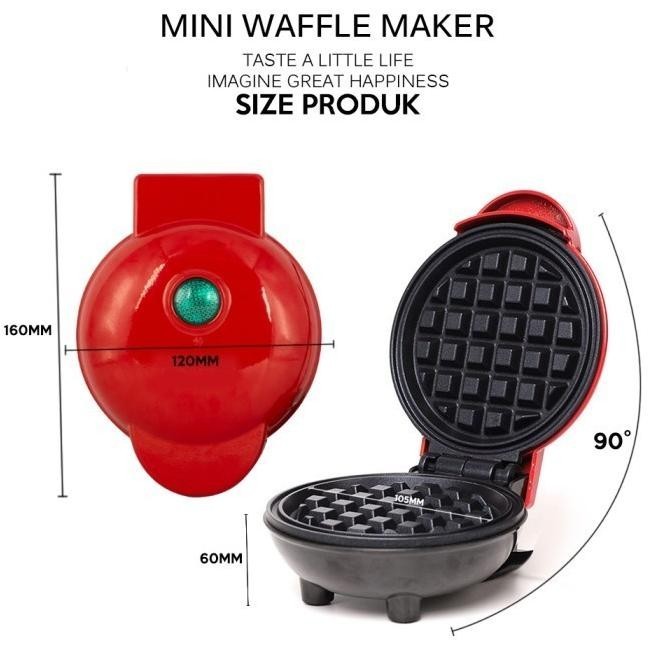 Sale Alat Peuat Waffle Cetakan Waffle Listrik Anti Lengket Low Watt Verttuan