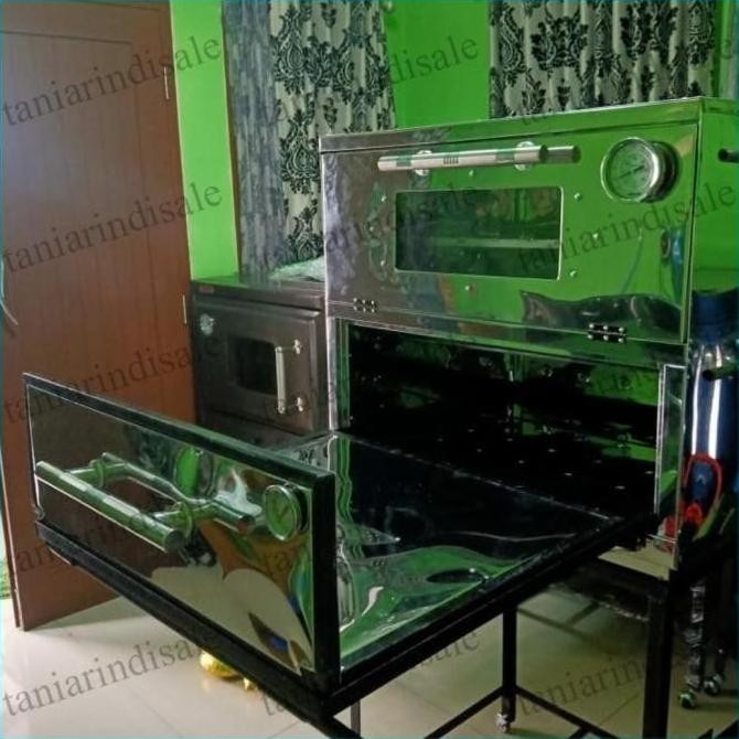 Diskon Oven Gas Kue + Lapis Legit Stenlis 75X60X70 (Multi Untina322