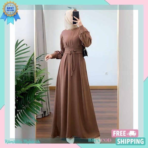 Maxidress Lengan Panjang Busui Tunik Games2024Kapelan Istri Kerudung Gamis Jumbo Games Orang Tua Gam