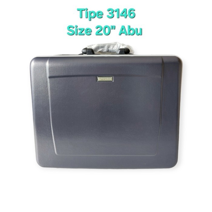 Tas Kantor Briefcase Hardcase President Size 20Inch Koper Uang
