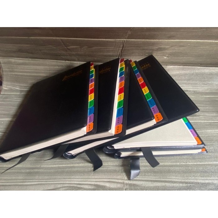 

BARANG TERLARIS buku agenda executive forfolio 2024