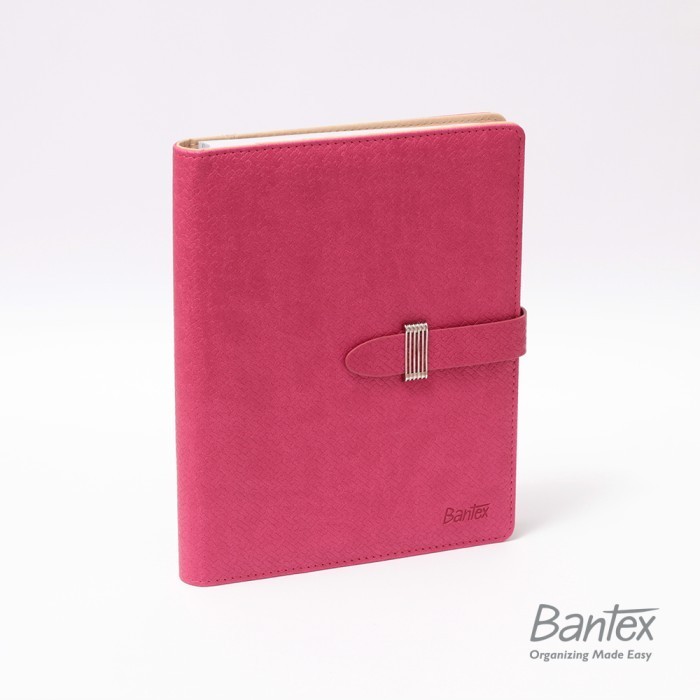 

BARANG TERLARIS Buku Agenda Planner Cover Kulit Pink Leather Diary Bantex #7491 19