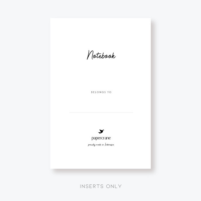 

BARANG TERLARIS Insert Notebook- Papercrane Refill Book