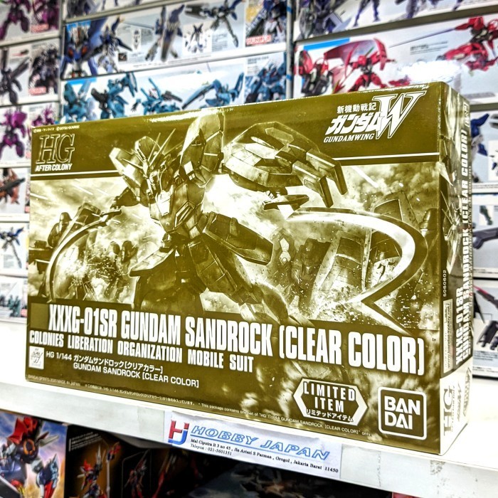 FLASH SALE HG GUNDAM SANDROCK CLEAR COLOR TERMURAH