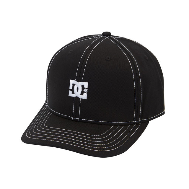 DC Shoes Men DC Cap Star Snapback Cap Black ADYHA04197