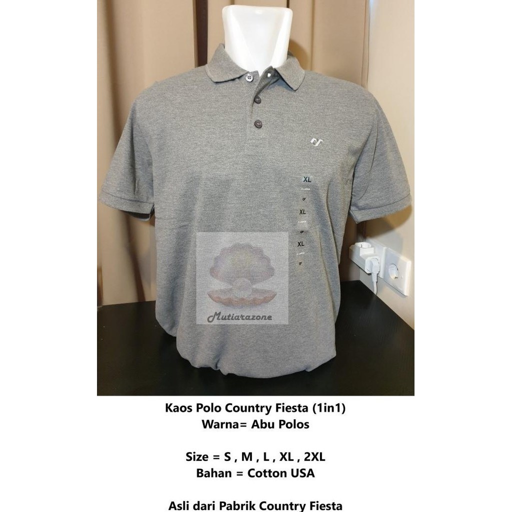 nap Country Fiesta Kaos Polo Kerah Pria  (CF) 100% Original