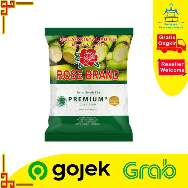 

Gula Pasir ROSE BRAND Putih Premium 1 KG