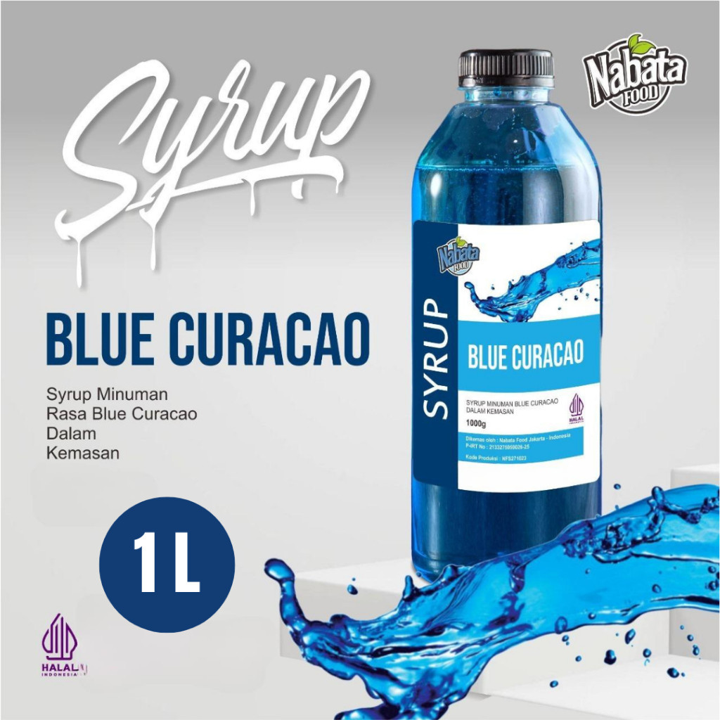 

Sirup Blue Curacao 1 Liter Nabata Food Syrup Bluecuracao Segar