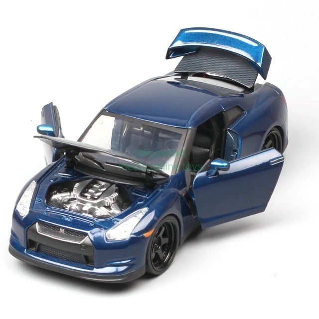 PROMO DIECAST JADA 1:24 FAST AND FURIOUS BRIANS NISSAN GTR R35 TERBARU