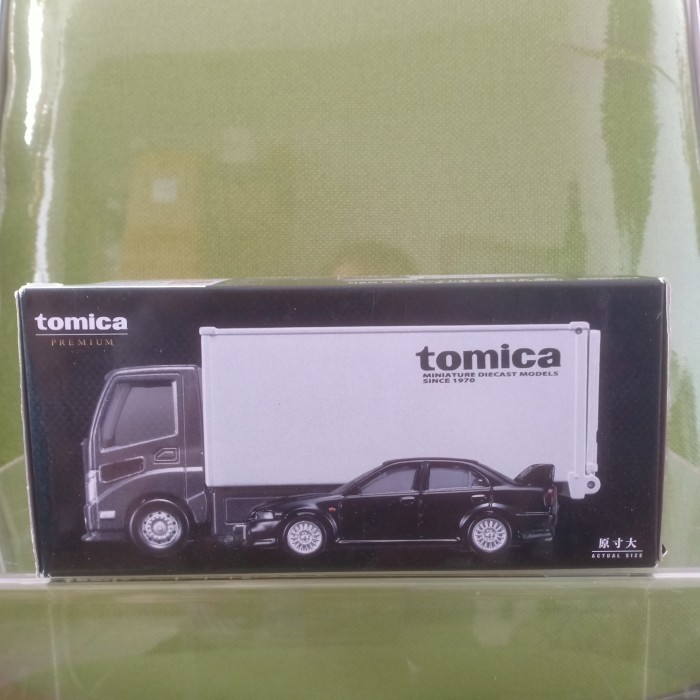 HOT SALE DIECAST 1:64 TOMICA PREMIUM TRUCK TRANSPORTER MITSUBISHI EVO VI GSR TERMURAH