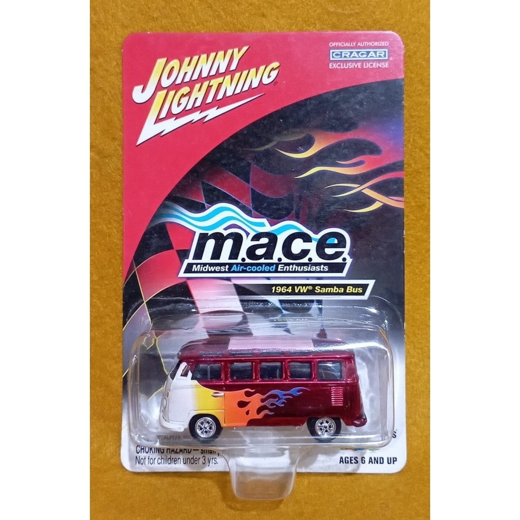FLASH SALE JOHNNY LIGHTNING MACE 1964 VW SAMBA BUS TERLARIS