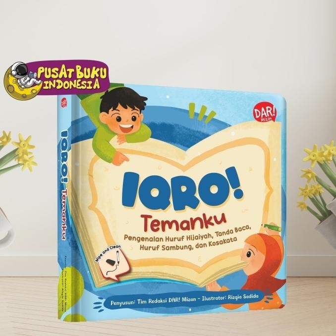 

Buku Board Book 'IQRO Temanku': Anak Belajar Mengenal dan Menulis Huru