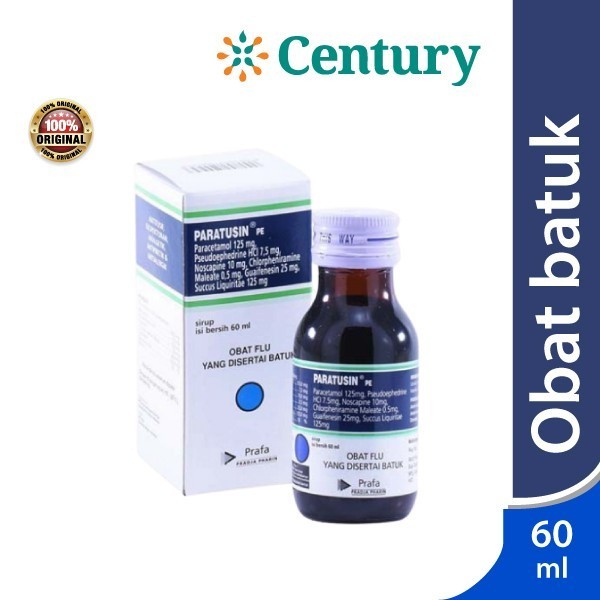 Paratusin Syrup 60ml/ obat batuk dan pilek/ obat flu/ cold and cough