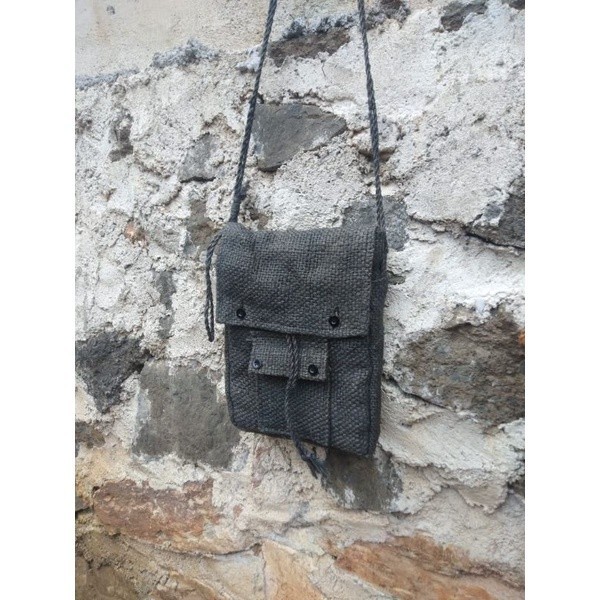 Tas Selempang Slingbag Goni Wanita & Pria / Tas Goni / Tas Rajut Koja