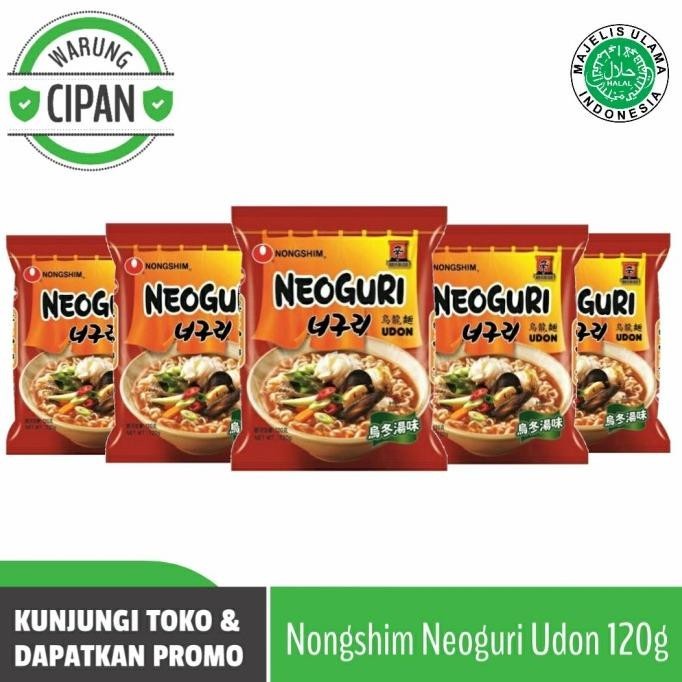 

Nongshim Neoguri Udon 120 Gram | Bundling 5 Pcs | Mie Impor Korea
