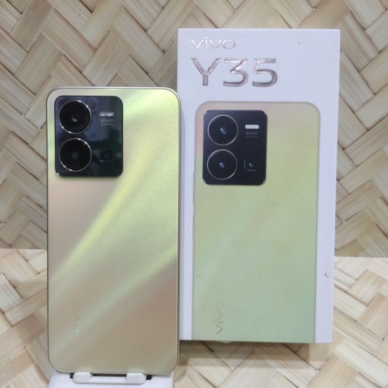 Vivo y35 8/128GB Hanphone second fullset original bergaransi