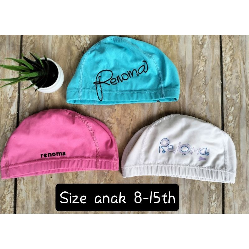 Topi renang anak Renoma Original second