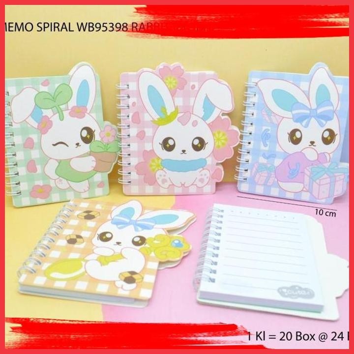 

(ANTI) MEMO RING SPIRAL MOTIF KELINCI RABBIT SATUAN