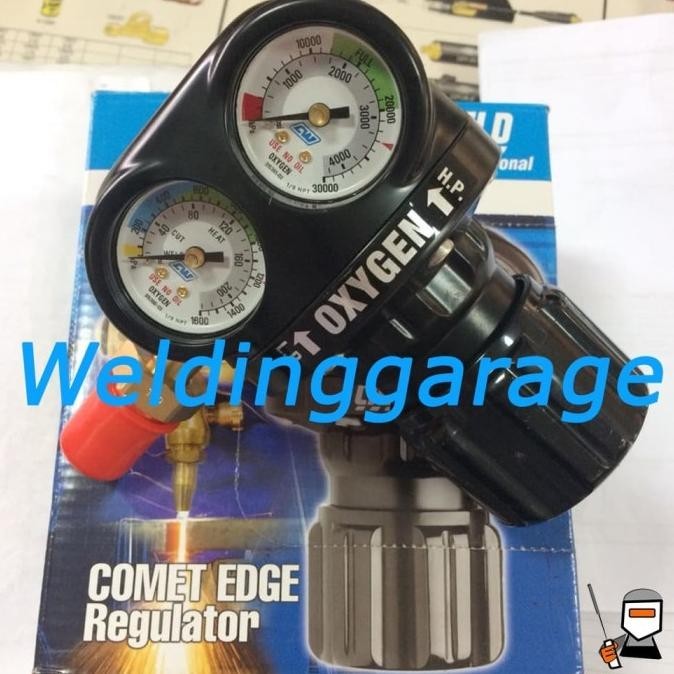 Regulator Oxygen Cigweld Comet Edge Vi 400 Kpa - Cigweld 301531