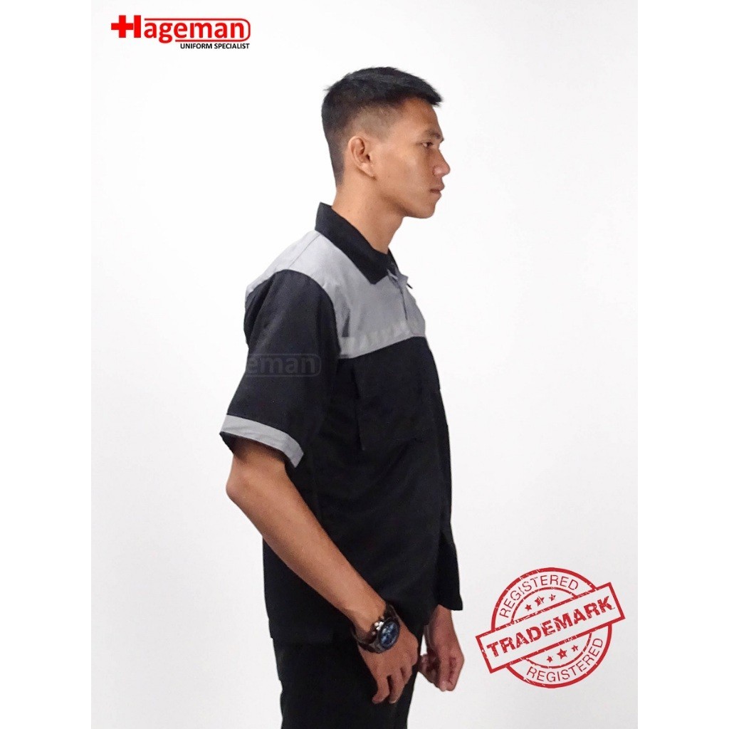 [FRESH STYLE] GET IT NOW Hageman - Wearpack Lengan Pendek / Baju Wearpack Safety Lengan Pendek