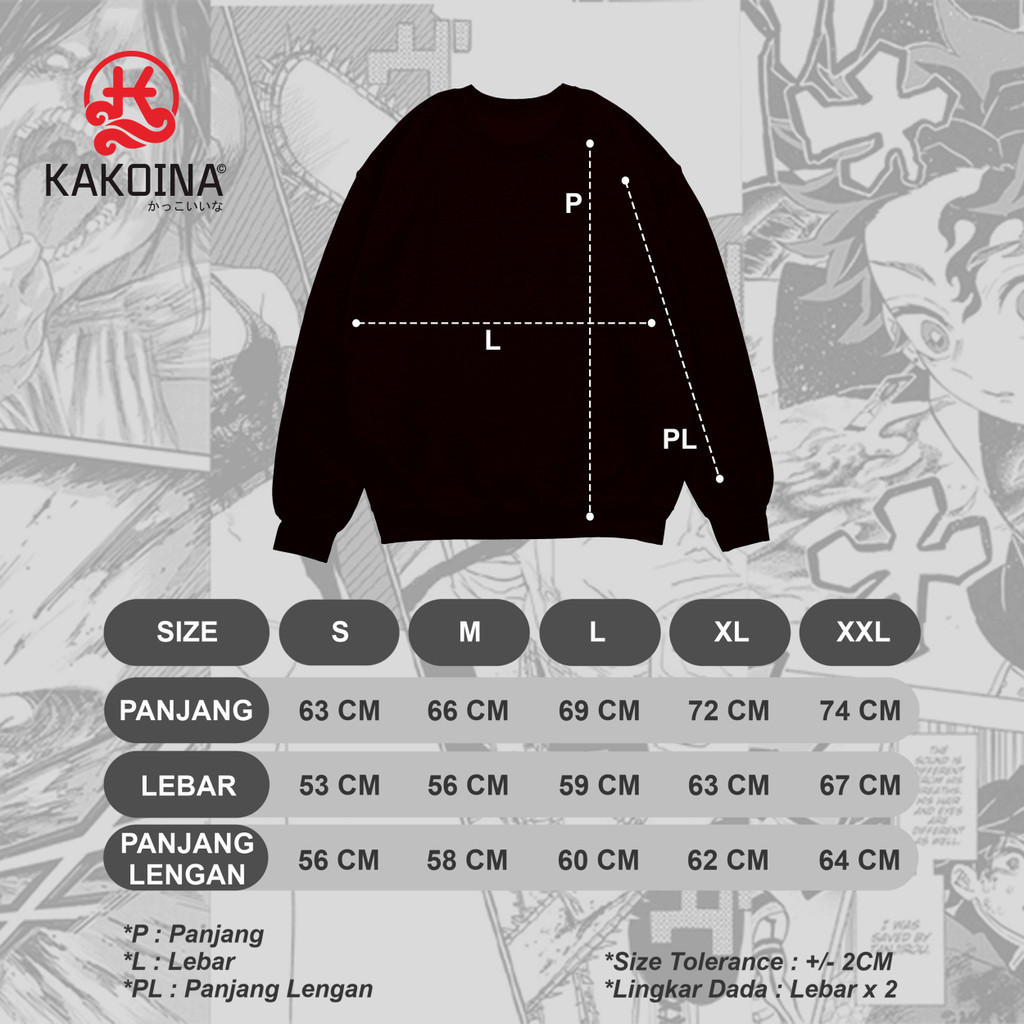 [HEAT IT UP] THE NEWEST KAKOINA Hoodie / Sweater Yuta Okkotsu Jujutsu Kaisen Anime Bordir S - XXL