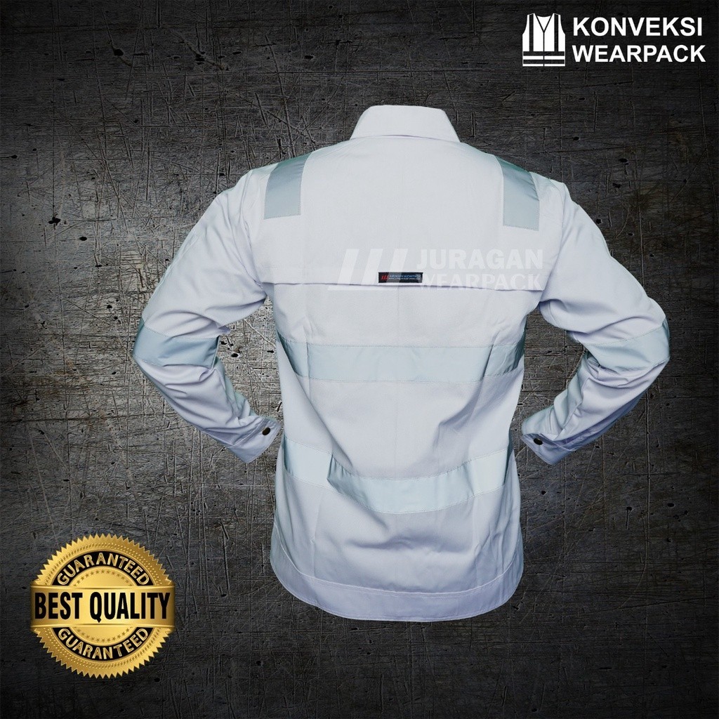 [FRESH STYLE] GET IT NOW Wearpack Safety Atasan Warna Putih