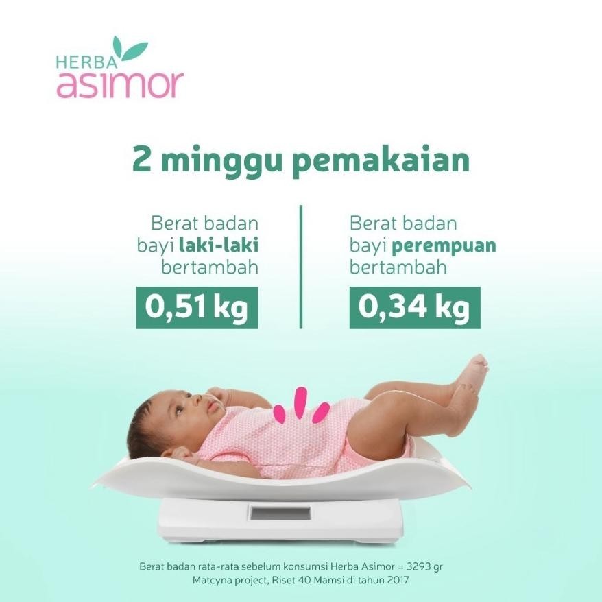 Herba Asimor 60 Kaplet Asi Booster Pelancar Asi Melancarkan Asi